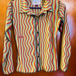 O mighty psychedelic print top